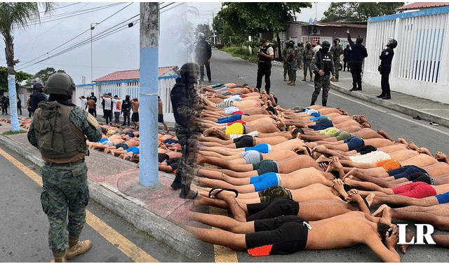 Los delincuentes fueron detenidos a las afueras del hospital de Yaguachi, en Guayas. Foto: composición LR/@FFAAECUADOR/Twitter