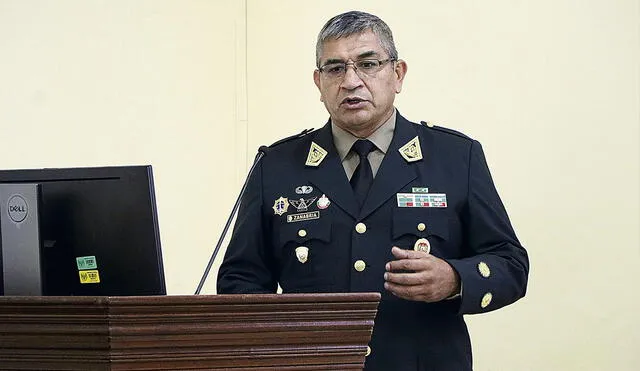 Víctor Zanabria se desempeñaba como jefe de Orden Público y Seguridad de la PNP. Foto: Policía Nacional