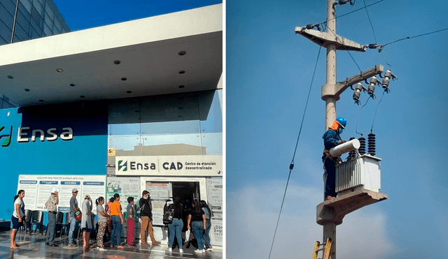 ENSA pidió a los usuarios tomar precauciones debido al corte de luz. Foto y video: ENSA