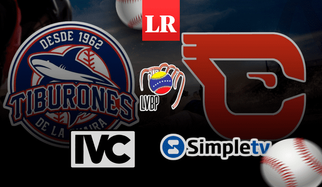 La final entre Tiburones vs. Cardenales de HOY irá vía IVC y Simple TV EN VIVO para toda Venezuela, que aguarda la definición por el título de la LVBP 2024. Foto: composición LR/Freepik