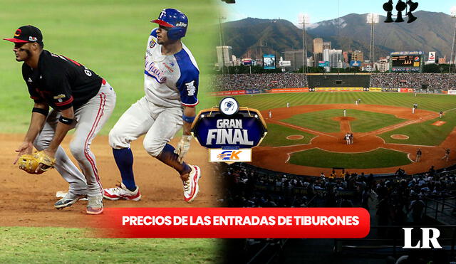 Los Tiburones de La Guaira jugarán los dos primeros juegos de la final LVBP en el Estadio Universitario. Foto: composición LR / LVBP / LMBP