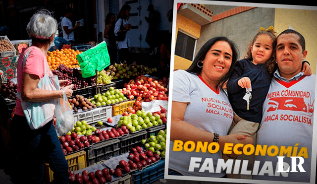 El Nuevo Bono de 108 bolívares serán entregados a las familia venezolanas. Foto: composición Jazmin Ceras/LR/EFE/Canal Patria Digital