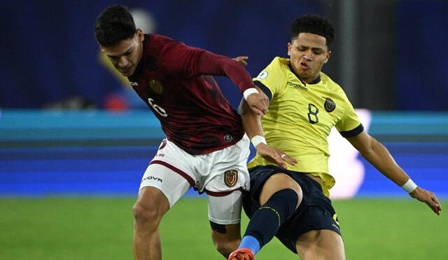 Ecuador enfrentó a Venezuela por la segunda fecha del grupo A del Preolímpico Sub-23. Foto: Conmebol