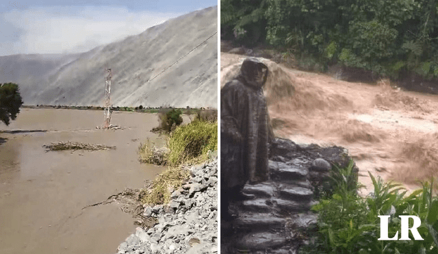 Senamhi declaró en alerta roja a río Ocoña. Foto: composición de Fabrizio Oviedo/LR/Radio Ocoña