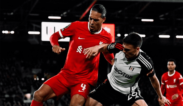 Liverpool empató con gol de Luis Díaz ante Fulham. Foto: X/Liverpool.