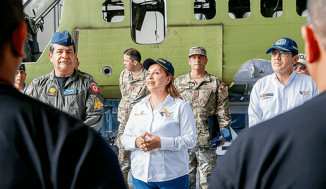 Desafiante. Boluarte no descarta volver a Ayacucho, pese al tenso ambiente en la región. Foto: difusión