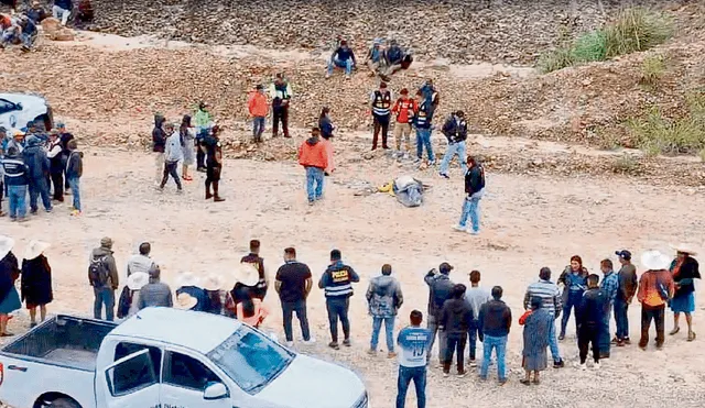 Escenario. El cuerpo de Santos Guillermo Sánchez fue hallado en la zona de Cachicadán, en Santiago de Chuco, cinco días después de su secuestro. Foto: difusión