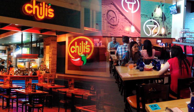 El nuevo restaurante atiende todos los días hasta las 11.00 p. m. Foto: composición LR/Chili's Perú/Facebook