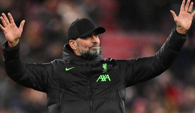 Jurgen Klopp ganó una Champions League con el Liverpool. Foto: AFP