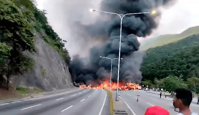 Guarenas tuvo uno de los accidentes más aparatosos en las últimas semanas en Venezuela. Foto: Efecto Cocuyo