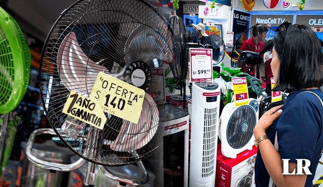 La ciudadanía ya se encuentra adquiriendo ventiladores y aires acondicionados. Foto: La República