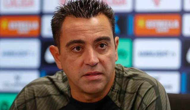 Xavi Hernández es el actual entrenador campeón de LaLiga con el FC Barcelona. Foto: AFP