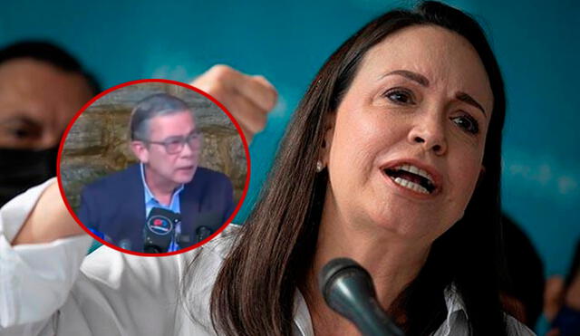 María Corina Machado denunció posible fraude en elecciones presidenciales en Venezuela. Foto: composición LR/X/LosTiempos