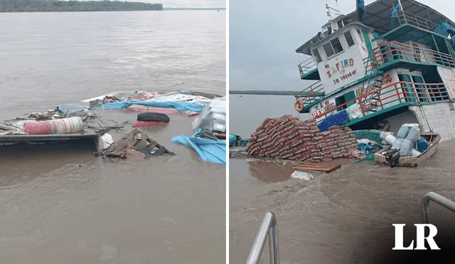 Pertenencias de los 62 pasajeros se hundieron en el río. Foto: Composición de Fabrizio Oviedo LR/ Andina