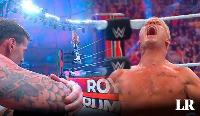 Cody Rhodes gana Royal Rumble por segundo año consecutivo. Foto: composición LR / WWE