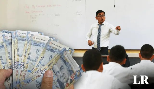 Los docentes recibirán un beneficio económico por la labor que realizaron en los centros educativos durante los años que fueron contratados. Foto: composición LR de Fabrizio Oviedo/Andina