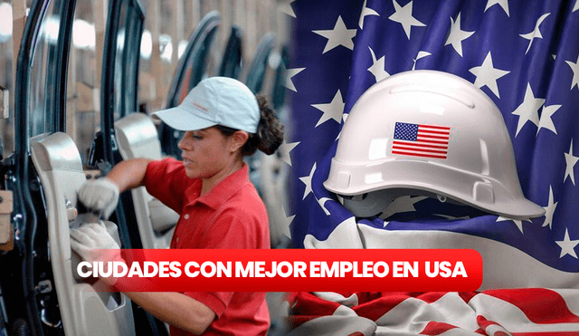 Wallethub clasificó 180 ciudades de Estados Unidos para determinar cuáles son las que tienen mejores oportunidades de ser insertados en el mercado labora estadounidense. Foto: composición LR/Freepik/eldiarioNY