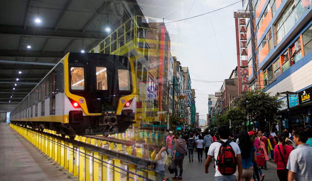 La estación también se conectará con la Línea 1 del Metro de Lima. Foto: composición LR/Andina