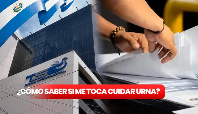 Desde inicios de enero, el ente electoral de El Salvador habilitó el portal web para conocer si te toca cuidar urna este 4 de febrero. Foto: composición LR/Prensa Libre/TSE