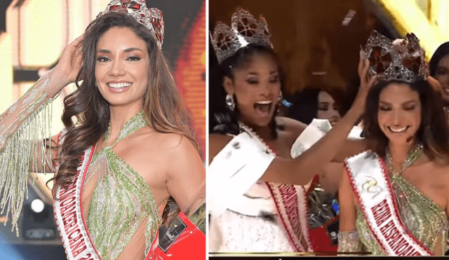 Maricielo Gamarra se convirtió en la sucesora de Arlette Rujel, quien ganó este concurso en el periodo 2022-2023. Foto: composición LR/Instagram/Organización Miss Perú - Video: Instagram/Organización Miss Perú