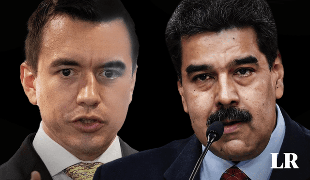 Daniel Noboa no reconoce el Gobierno de Nicolás Maduro, afirmó la canciller Gabriela Sommerfeld. Foto: composición Jazmin Ceras/LR/AFP - Video: NTN24