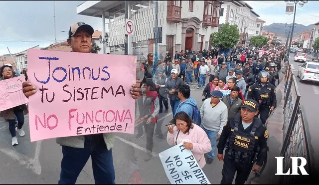 Manifestaciones y protestas en Cusco en rechazo a la venta de entradas a través de Joinnus. Foto: composición LR/Fabrizio Oviedo