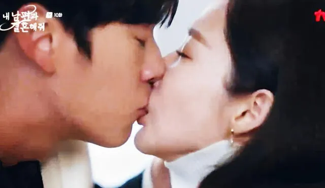 'Cásate con mi esposo', protagonizado por Park Min Young y Na In Woo. Foto: captura LR/tvN