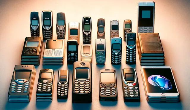 Apple y Nokia son las marcas con los celulares más vendido. Foto: ChatGPT/La República