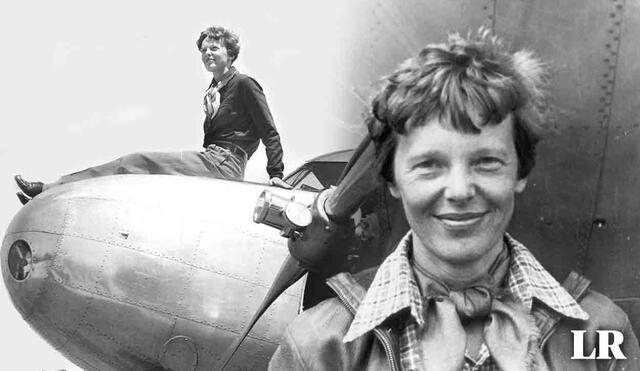 Amelia Earhart es considerada como una pionera en la avión y referente por los derechos de las mujeres. Foto: composición LR/Alamy