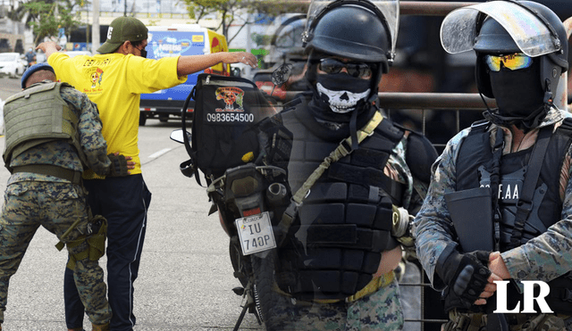 Para hacer frente a la situación, Noboa declaró un "estado de excepción" y autorizó operativos para que militares y policías puedan ordenar las prisiones. Foto: composición de Fabrizio Oviedo/LR/AFP. Video: