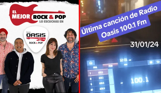 Radio Oasis era una de las emisoras más reconocidas en Perú por transmitir canciones de rock en español. Foto: composición LR/Facebook/TikTok