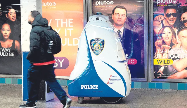 Equipo. Robot Knightscope K-5 fue cancelado. Pero Nueva York seguirá usando tecnología. Foto: difusión