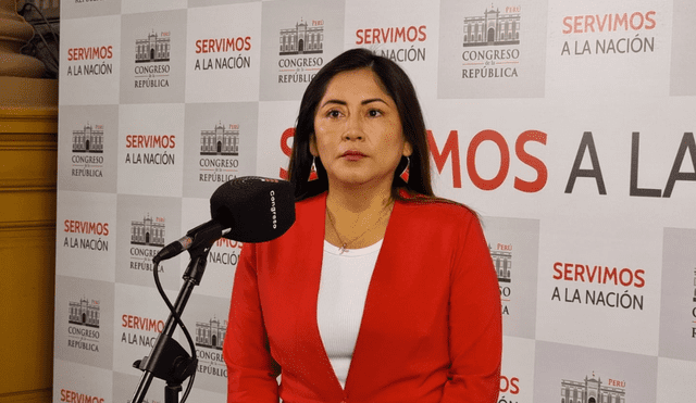 Kelly Portalatino ingresó al Congreso por Perú Libre. Foto: La República/Omar Coca - Video: 'Punto final'