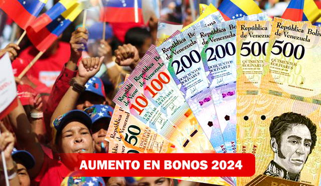 Nicolás Maduro confirmó que algunos bonos de Venezuela contarán con un aumento en 2024. Foto: composición LR/MIPPCI