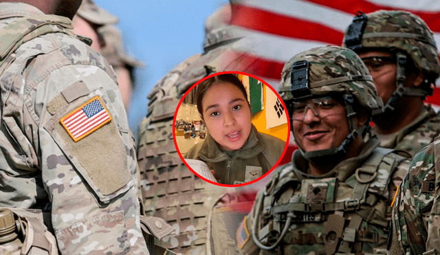 Una joven de ascendencia mexicana señaló cuánto se gana trabajando en el Ejército de Estados Unidos. Foto: composición LR/TikTok/Latinus/Huffpost