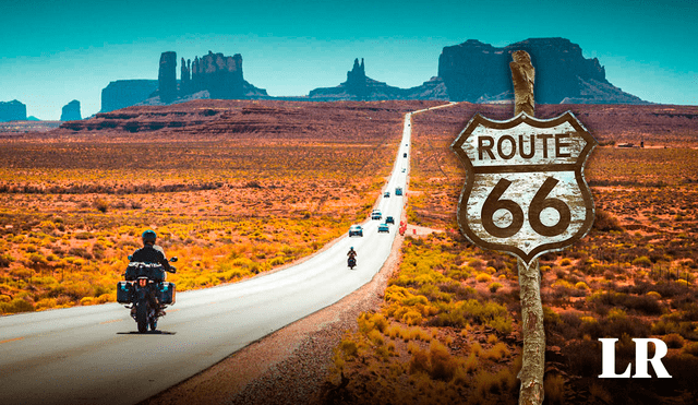 La Ruta 66 es un símbolo de la cultura norteamericana que invita a explorar la esencia de Estados Unidos. Foto: composición LR