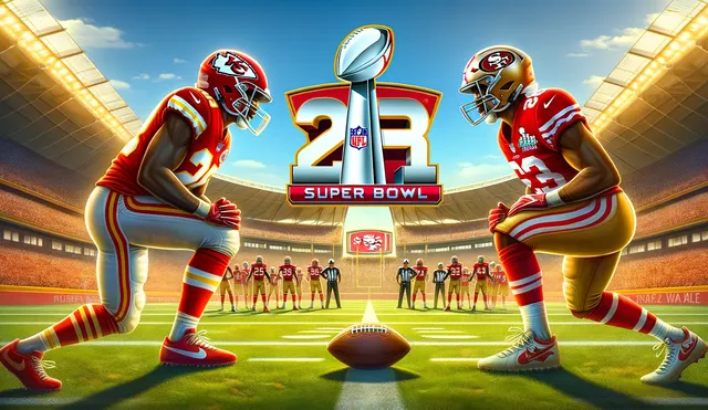 El Super Bowl 2024 se llevará a cabo en Paradise, Nevada, en Estados Unidos. Foto: composición IA