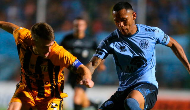 Bryan Reyna jugó los 90 minutos con Belgrano. Foto: Instagram/Belgrano