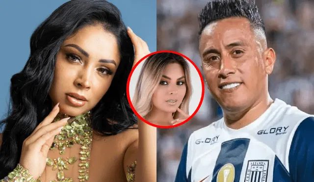 Pamela Franco señaló que no tenía una amistad con Christian Cueva. Foto: composición LR/Instagram/Pamela Franco/Alianza Lima - Video: ATV