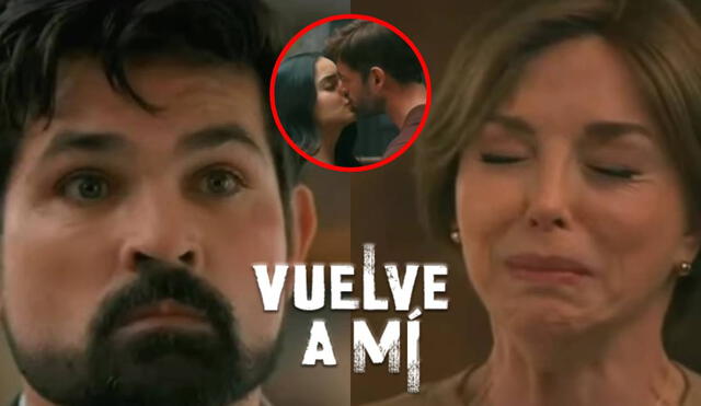 Confesiones saldrán a la luz en el nuevo capítulo de ‘Vuelve a mí’, mientras que Santiago intentará consolidar su amor por Nuria. Foto: composición LR/Telemundo