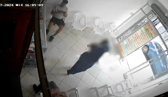 PNP logró capturar a la presunta secuestradora. Foto: captura Latina de TV