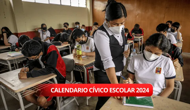 Estudiantes y profesores deben guiarse de este calendario para realizar actividades. Foto: composición LR/La República