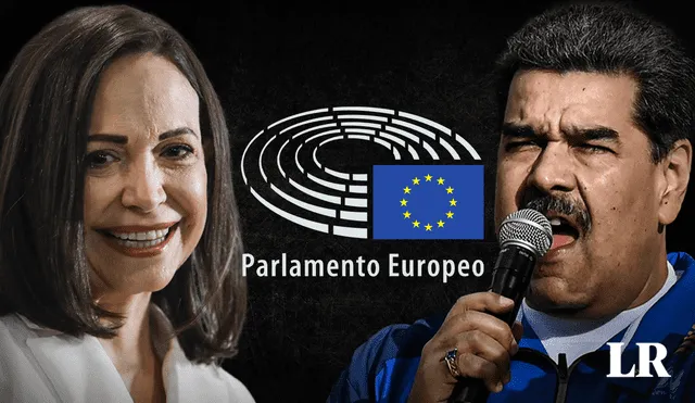 Nicolás Maduro y María Corina Machado son las dos figuras políticas más importantes de Venezuela en la actualidad. Foto: composición LR/Jazmin Ceras/AFP/Parlamento Europeo