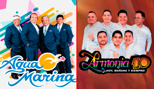 Espectáculo gratuito traerá a Agua Marina y Armonía 10. Foto: composición LR/Instagram/Agua Marina/Armonía 10