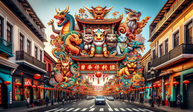 El Año Nuevo chino es la celebración más popular y esperada de China. Foto: ChatGPT