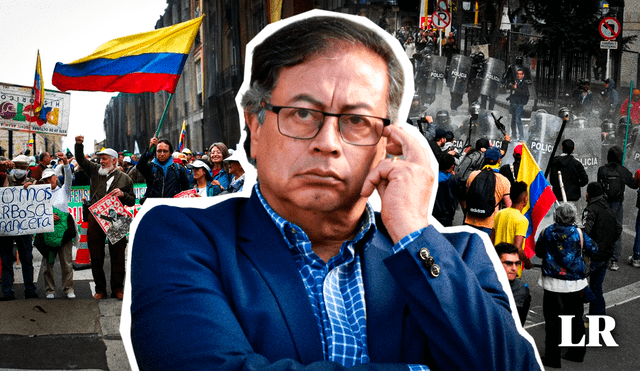 Colombia viene presentando manifestaciones en apoyo a Gustavo Petro a lo largo de su territorio, una llegó a un intento de toma del Palacio de Justicia. Foto: composición LR / Semana / EFE