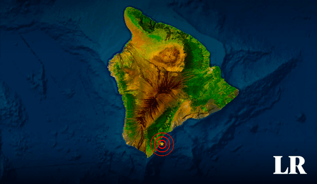 Fuerte sismo se registró este jueves 9 de febrero en Hawai. Foto: composición LR/USGS