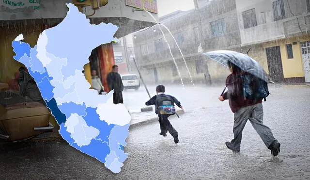 Lluvias previstas para los siguientes días serán muy peligrosas. Foto: composición LR/Andina