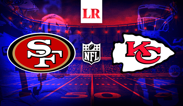 El Super Bowl 2024 tendrá como protagonistas a Kansas City Chiefs y San Francisco 49ers, que se enfrentarán al igual que en 2020 en la Gran Final de la NFL. foto: composición LR / NN / DAZN