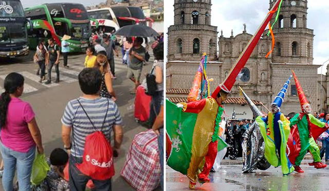 Este domingo 11 de febrero se realizará el concurso de patrullas y comparsas en Cajamarca. Foto: composición LR/ Andina/ Radio Marañón